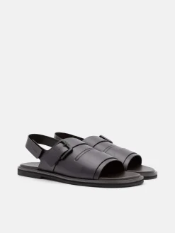 Backstrap Sandals - Dark Brown