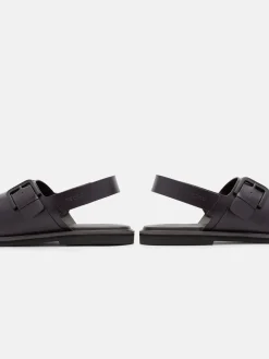 Backstrap Sandals - Dark Brown