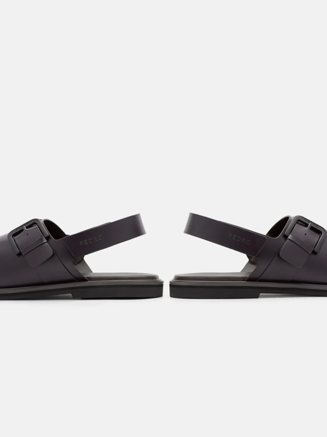 Backstrap Sandals - Dark Brown
