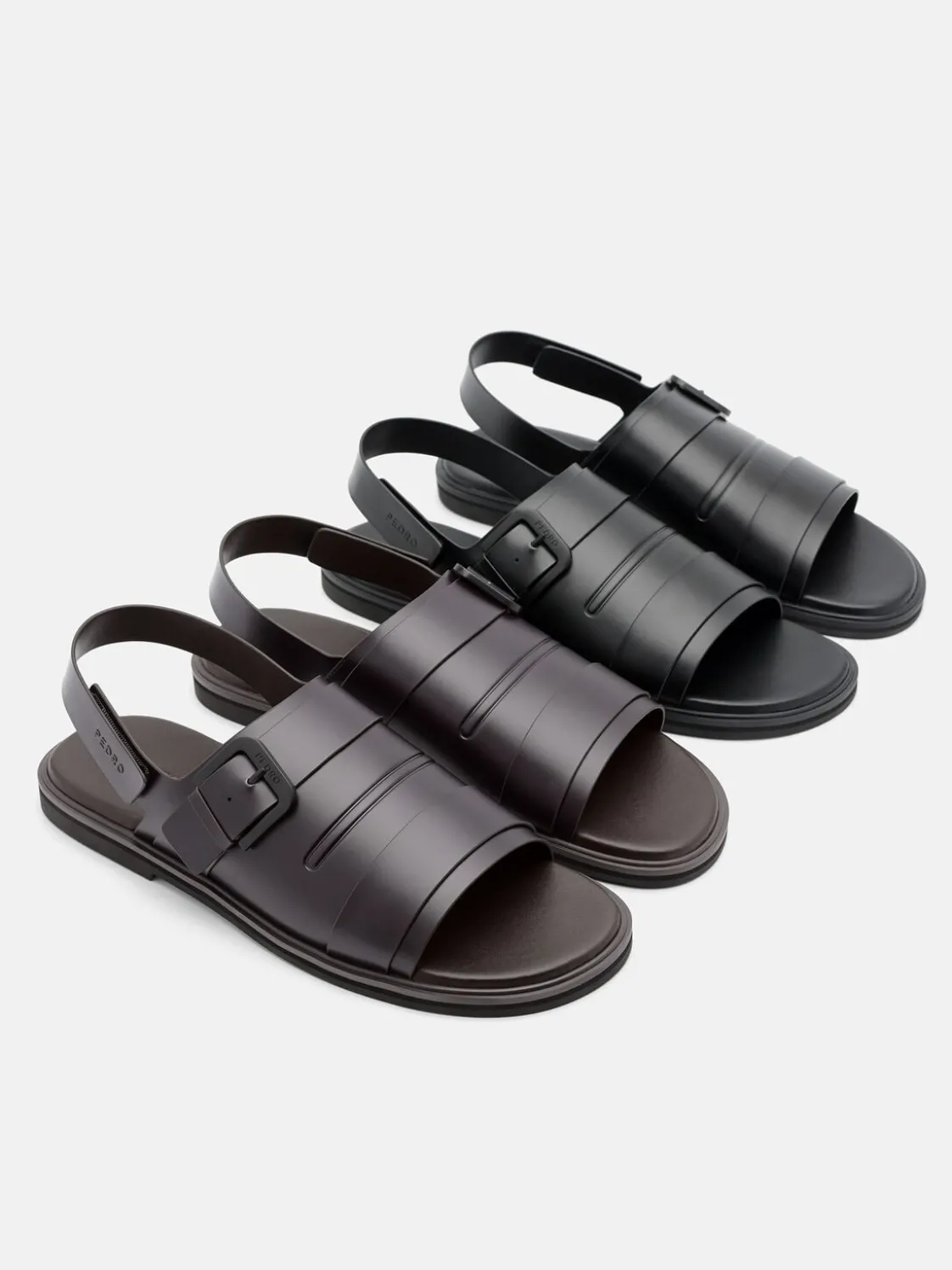 Backstrap Sandals - Dark Brown