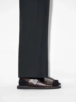 Backstrap Sandals - Dark Brown