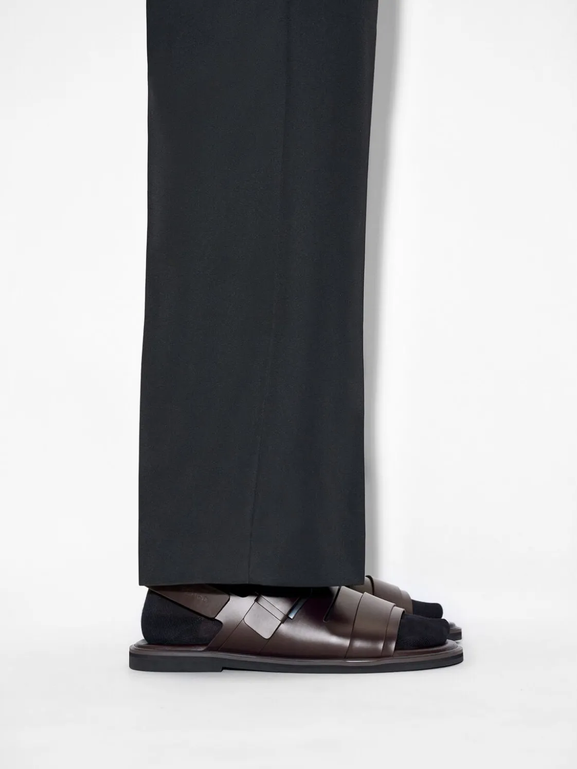 Backstrap Sandals - Dark Brown