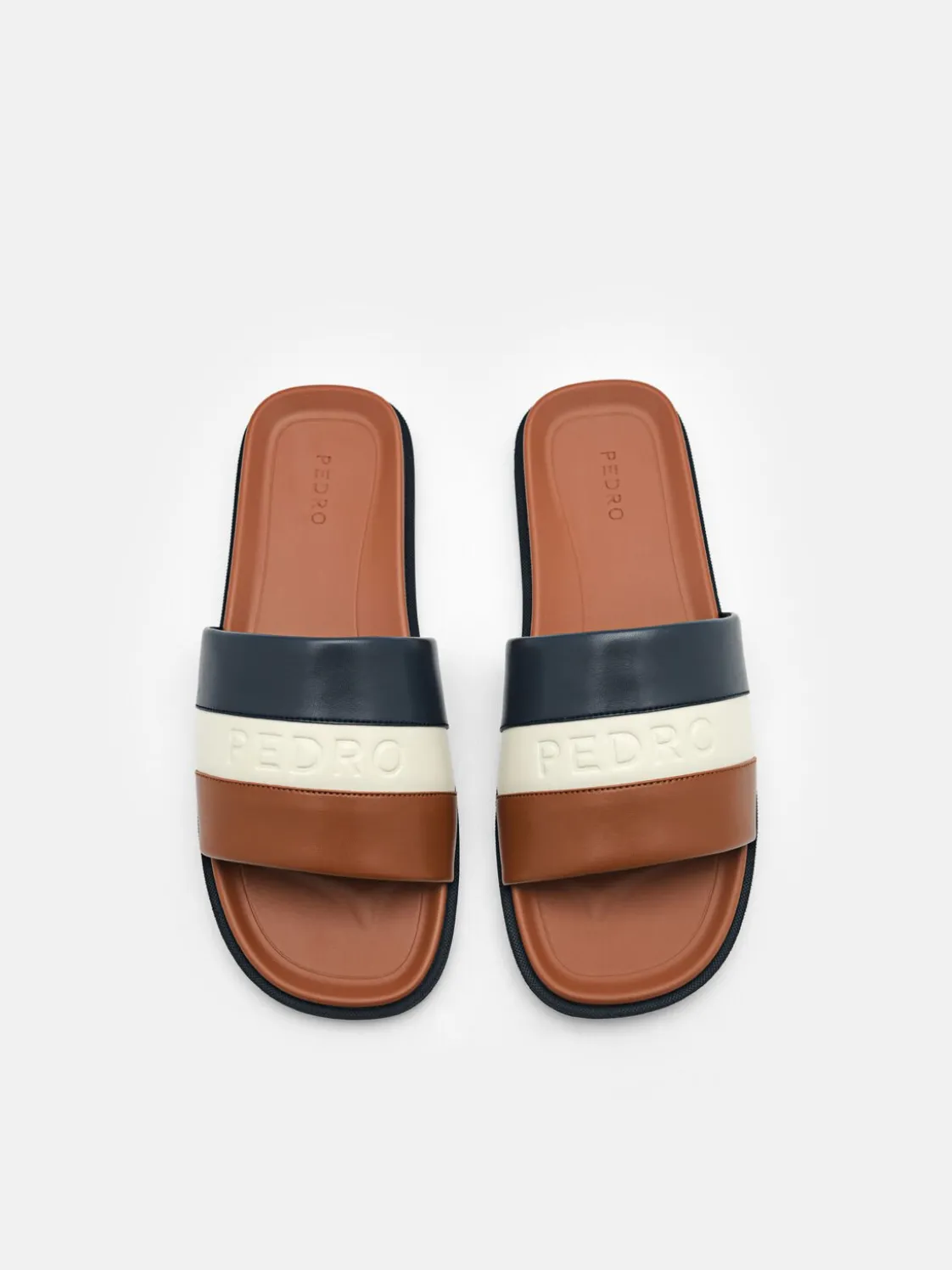 Banded Slide Sandals - Multi