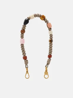 Beaded Bag Strap - Sand