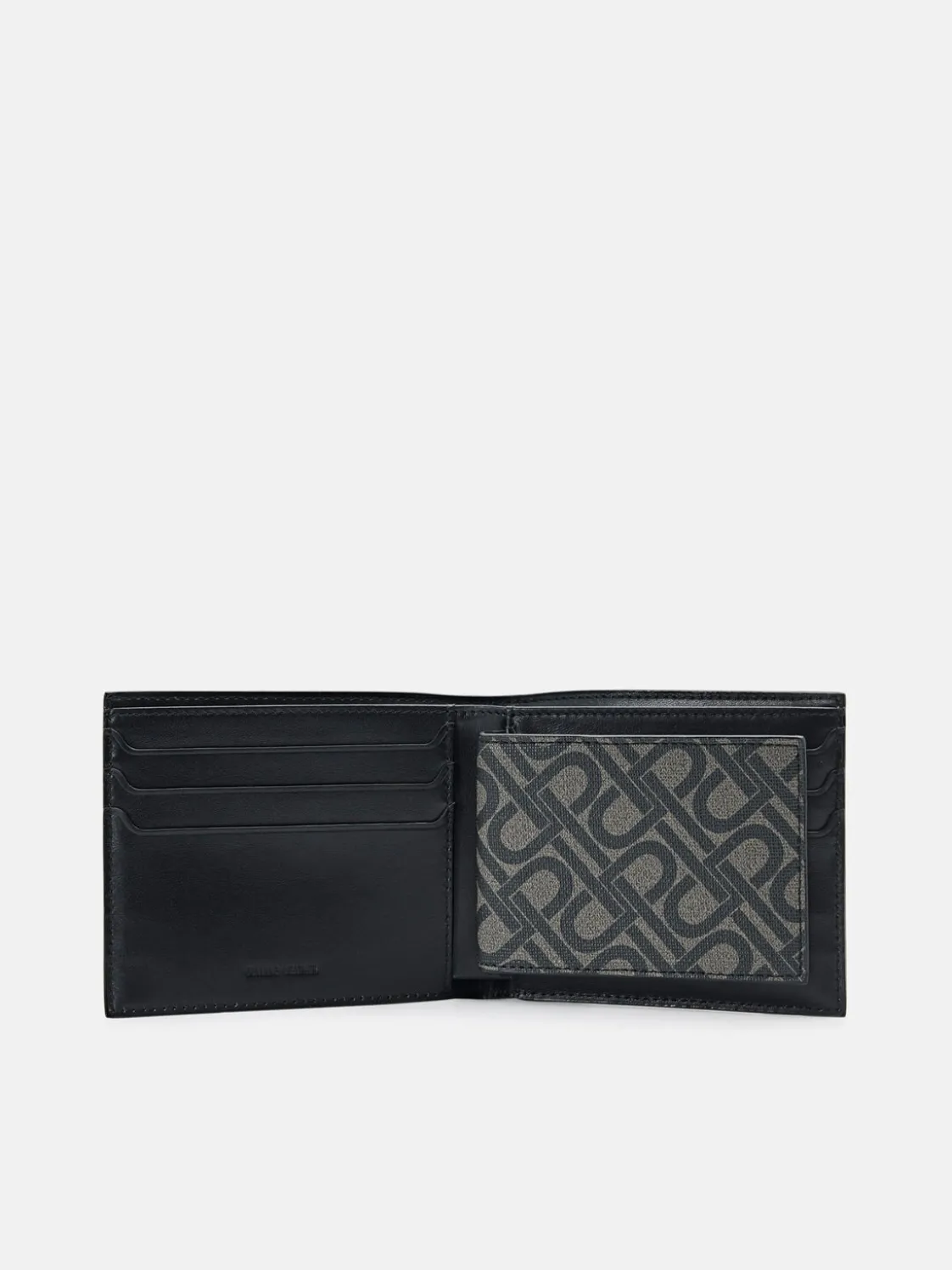 Bi-Fold Wallet with Insert - Black