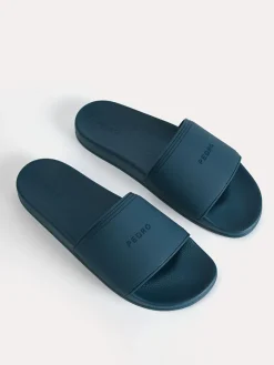Billie Casual Slides - Cyan
