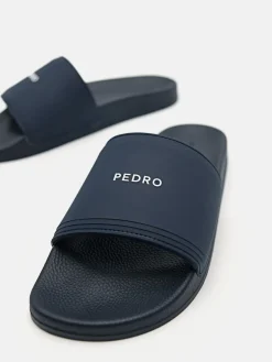 Billie Casual Slides - Navy