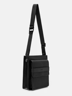 Boxy Crossbody Bag - Black