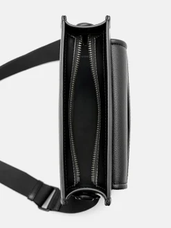 Boxy Crossbody Bag - Black