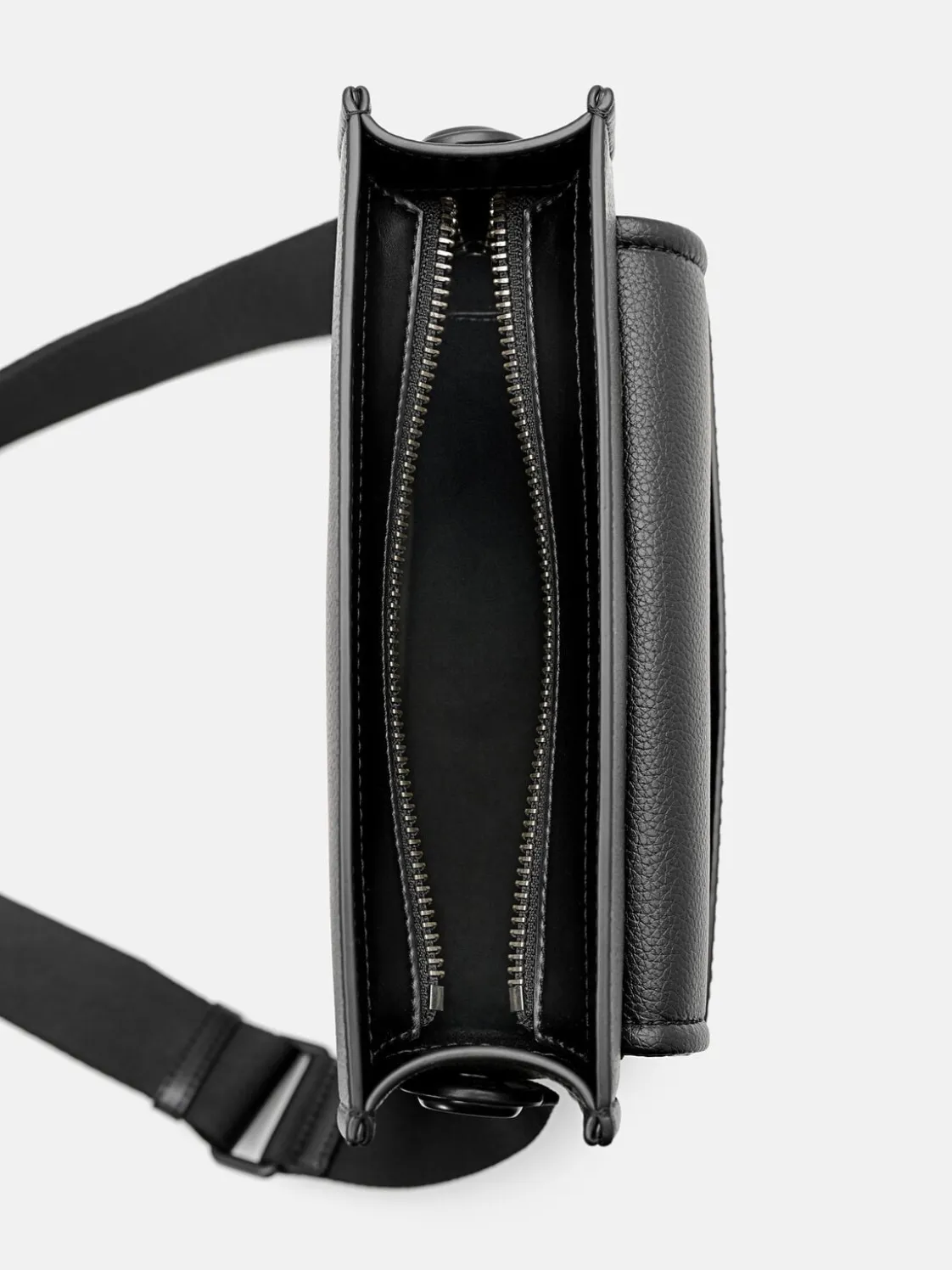 Boxy Crossbody Bag - Black