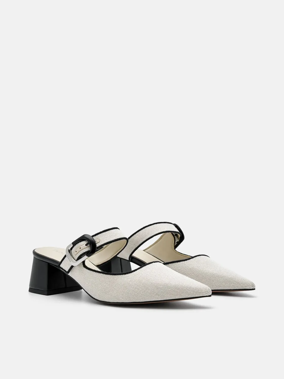 Bridget Heel Mules - Beige