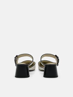 Bridget Heel Mules - Beige