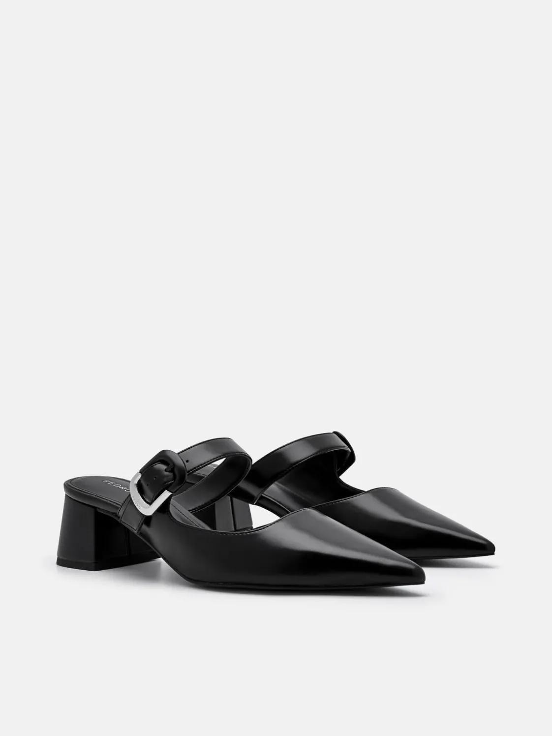 Bridget Heel Mules - Black