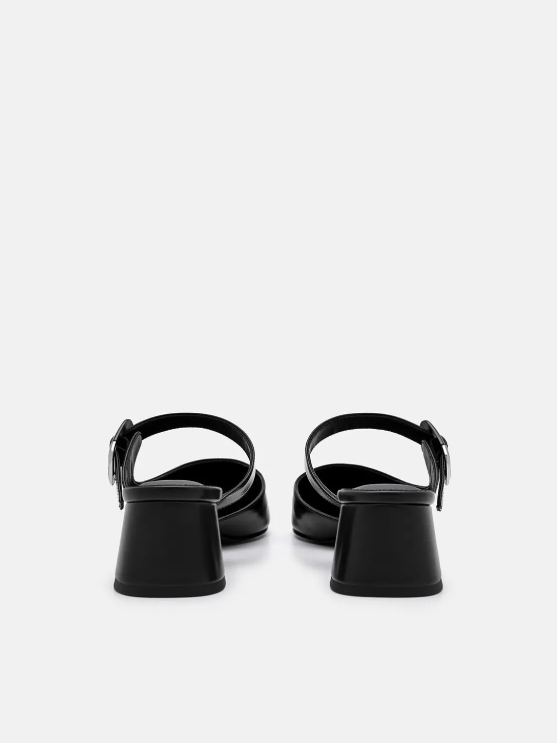 Bridget Heel Mules - Black