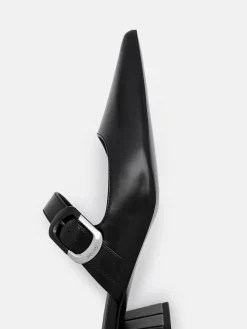 Bridget Heel Mules - Black