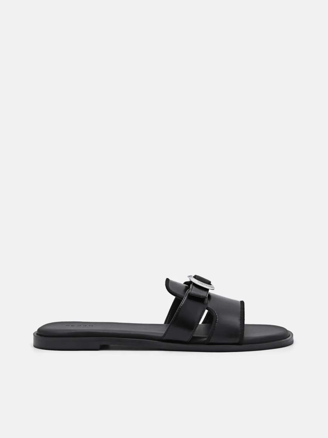 Bridget Slide Sandals - Black