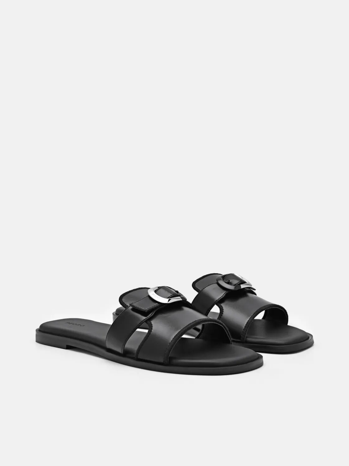 Bridget Slide Sandals - Black