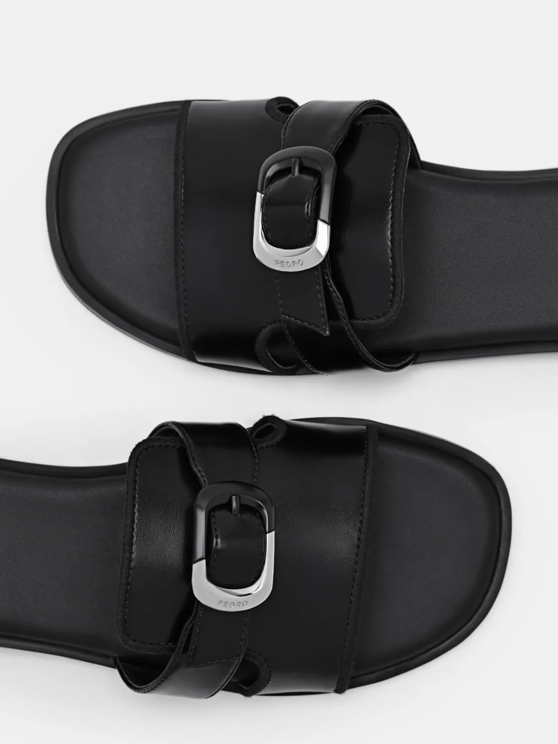 Bridget Slide Sandals - Black