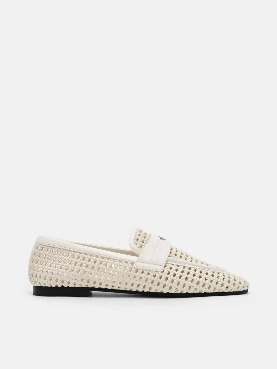 Brynn Woven Loafers - Chalk Weave