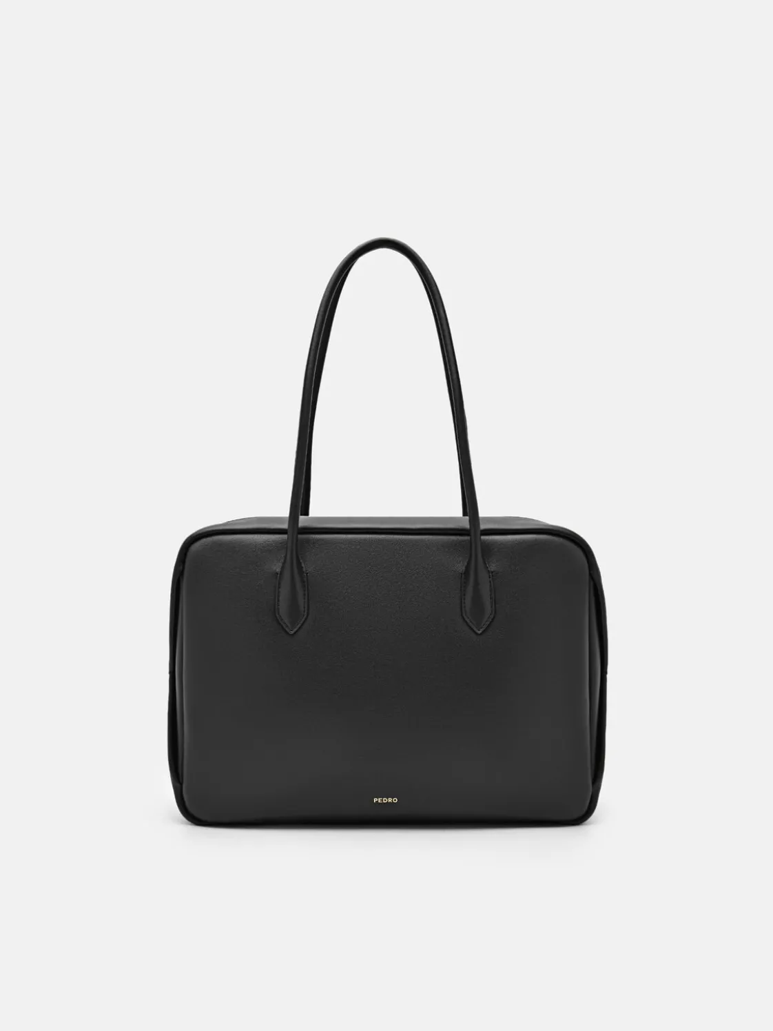 Caddie Leather Bowling Bag - Black