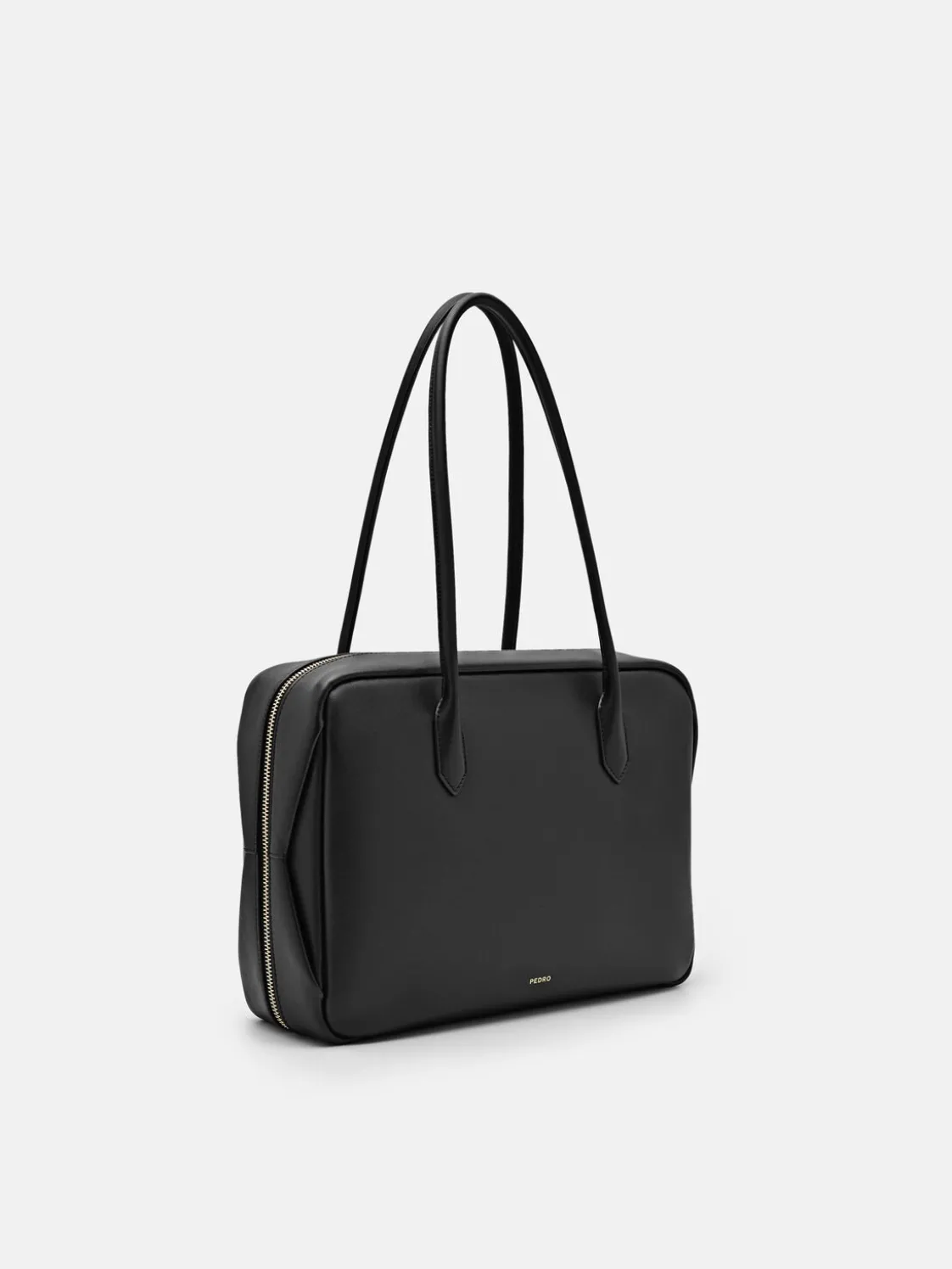 Caddie Leather Bowling Bag - Black