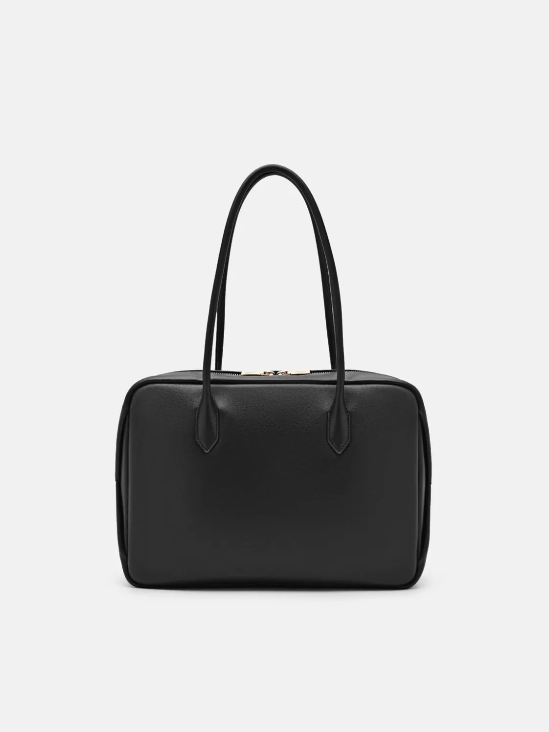 Caddie Leather Bowling Bag - Black