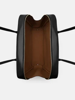 Caddie Leather Bowling Bag - Black