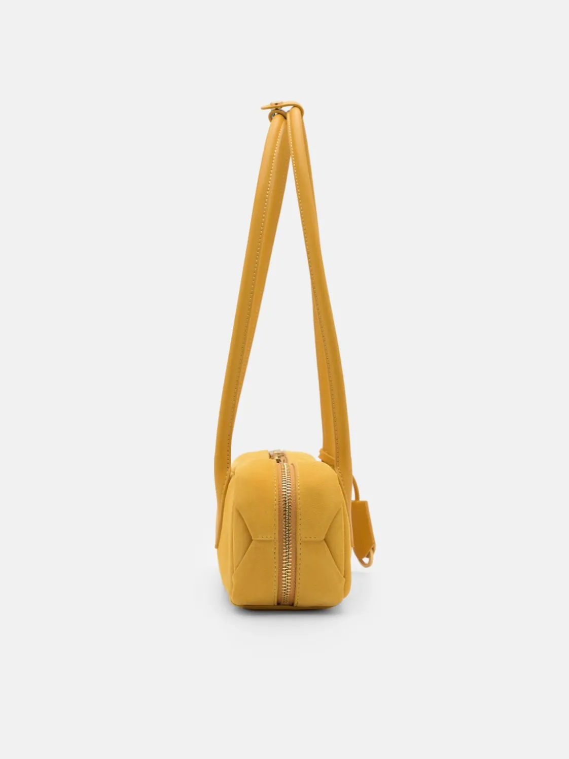 Caddie Suede Bowling Bag - Yellow