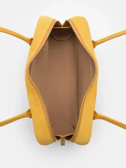 Caddie Suede Bowling Bag - Yellow