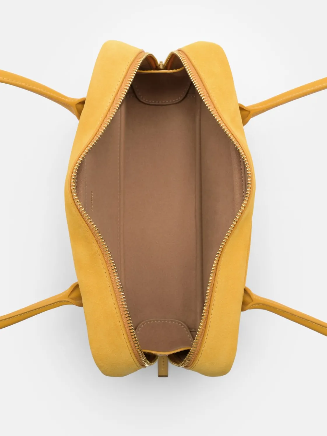 Caddie Suede Bowling Bag - Yellow