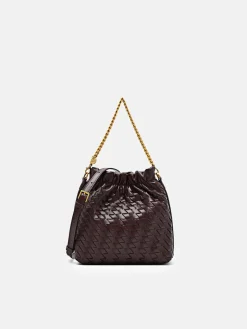 Cami Small Shoulder Bag - Burgundy