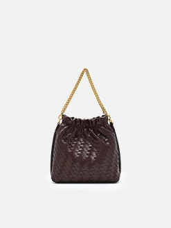 Cami Small Shoulder Bag - Burgundy