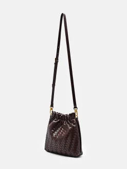 Cami Small Shoulder Bag - Burgundy