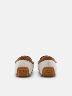 Canvas Driving Shoes - Brown