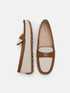 Canvas Driving Shoes - Brown