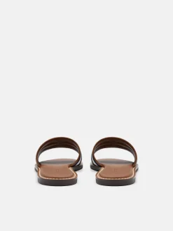 Canvas Slide Sandals - Navy Canvas