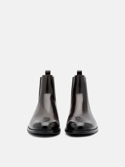 Chace Leather Chelsea Boots - Dark Brown