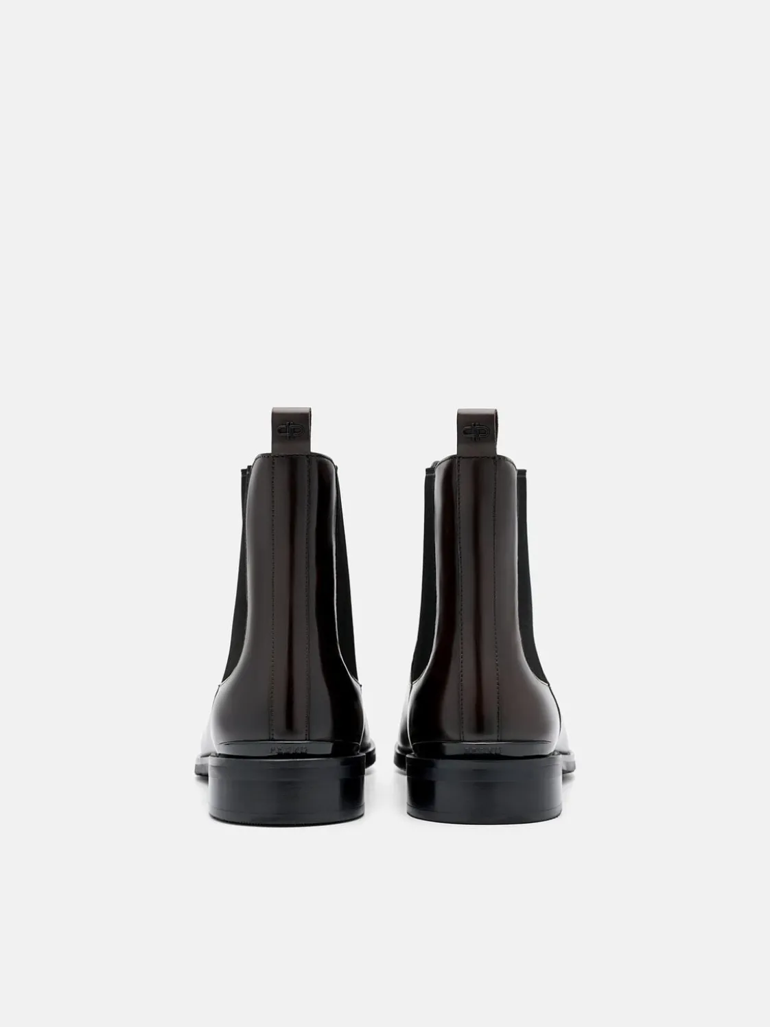 Chace Leather Chelsea Boots - Dark Brown