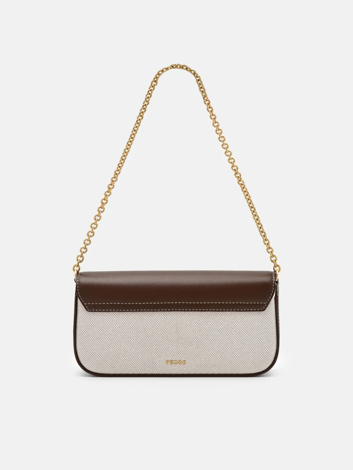 Chainlink Canvas Sling Pouch - Dark Brown Canvas