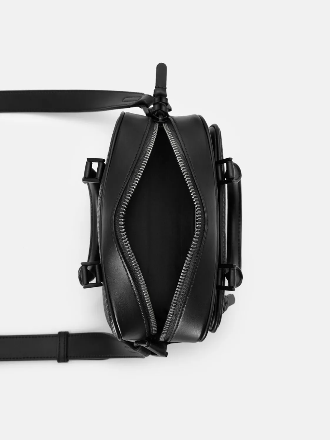 Crosby Crossbody Bag - Black Embossed