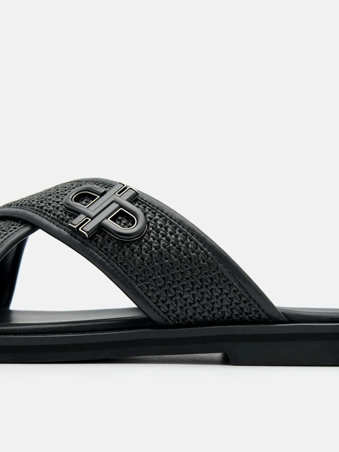 Cross Sandals - Black