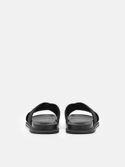 Cross Sandals - Black2