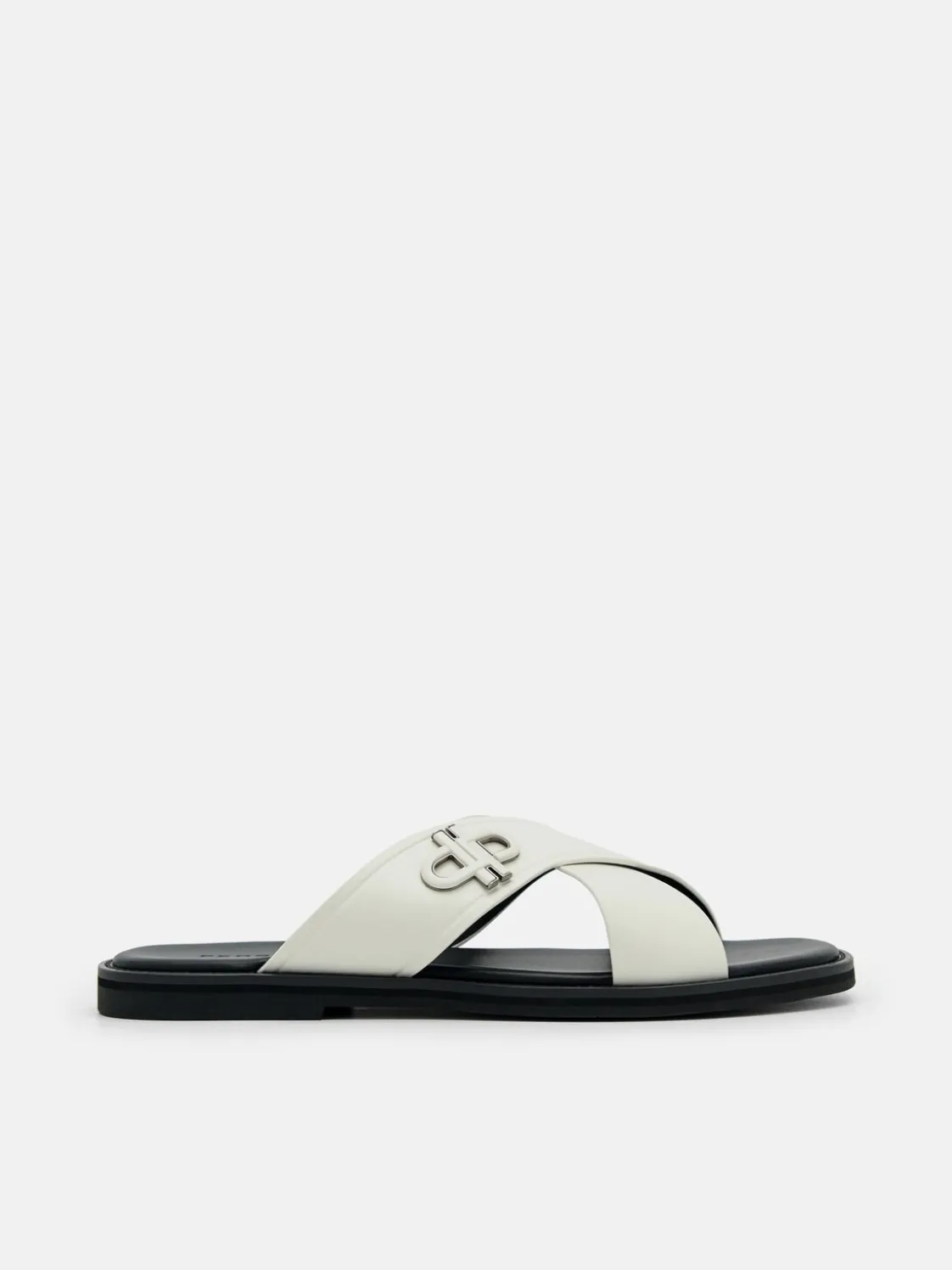 Cross Sandals - Chalk