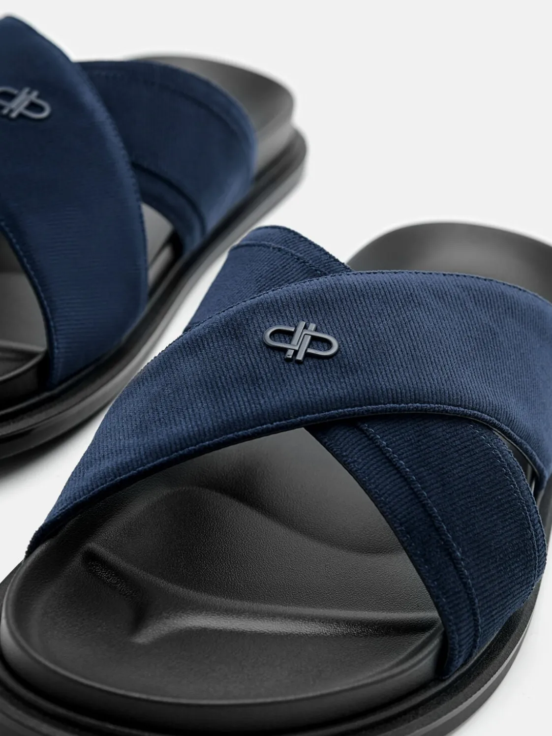 Cross Sandals - Navy