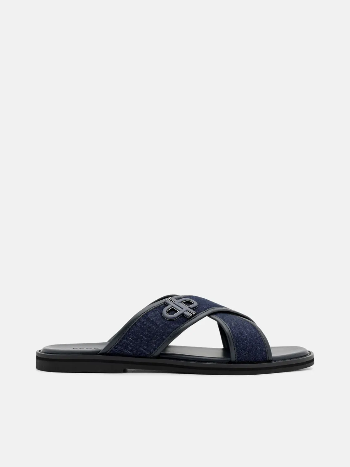 Cross Sandals - Navy Denim