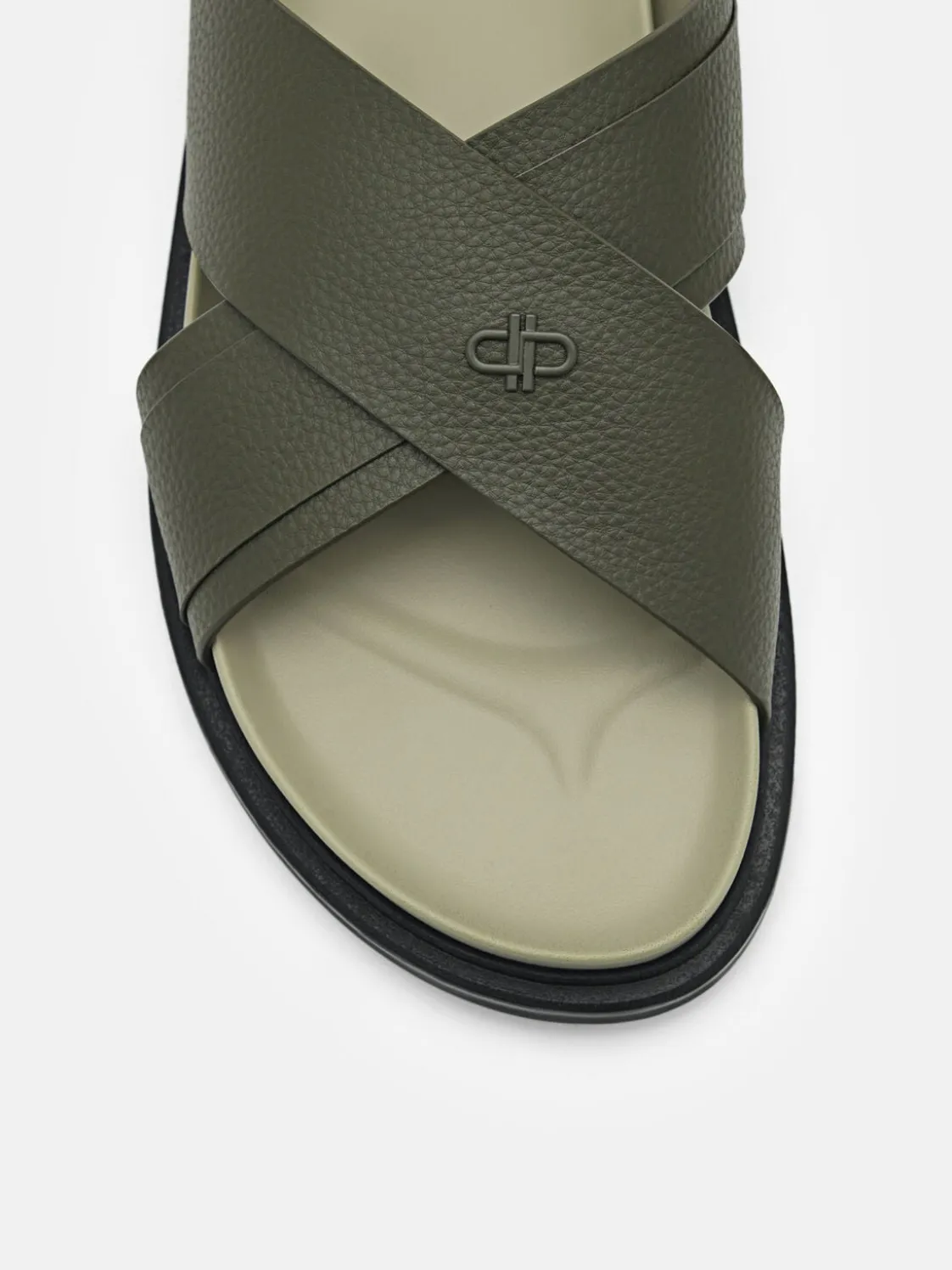 Cross Sandals - Olive