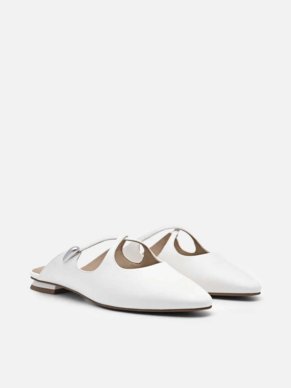 Crossover Mules - Chalk