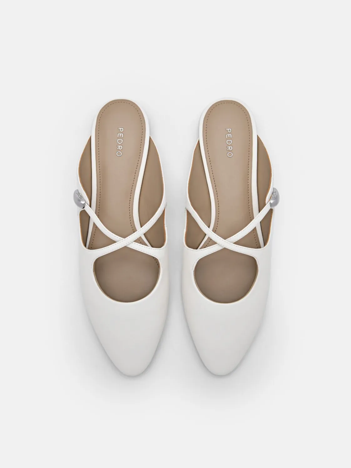 Crossover Mules - Chalk
