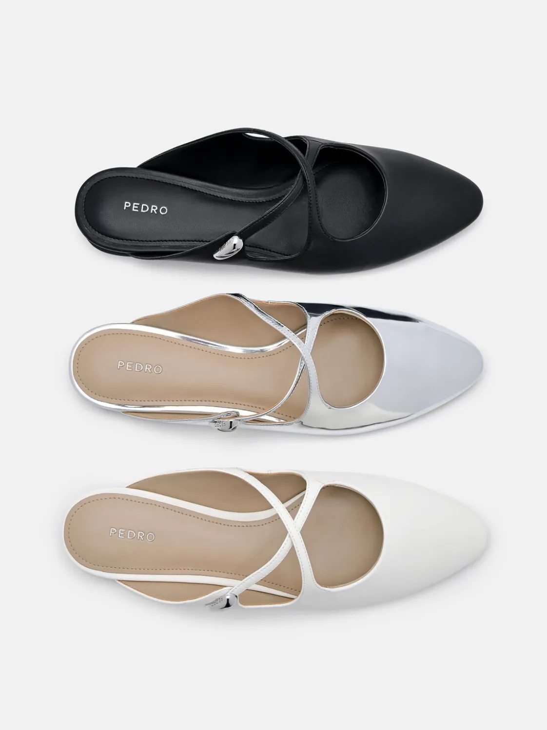 Crossover Mules - Chalk