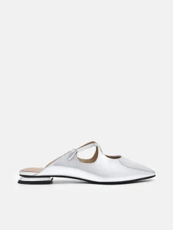 Crossover Mules - Silver